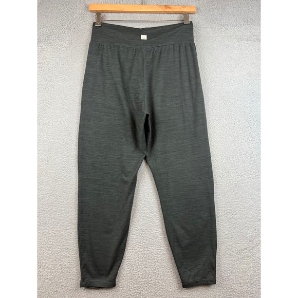 Vuori Pants - Vuori Lux Jogger Pants Charcoal Heather Gray High Rise Pleated Tapered Women M